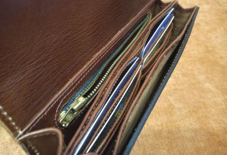 Кожаный кошелек SAMAN