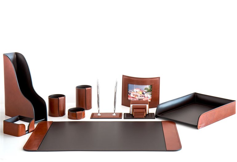 Набор 10 предметов, кожа Toscana/Cuoietto