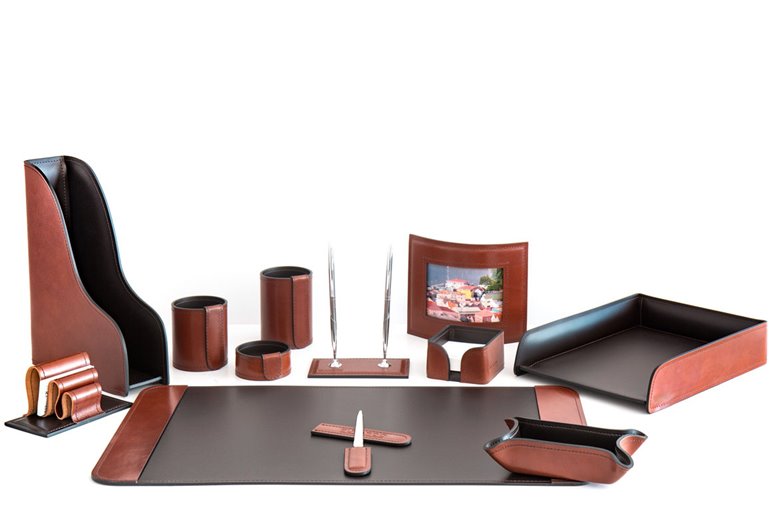 Набір 12 предметів, шкіра Toscana/Cuoietto