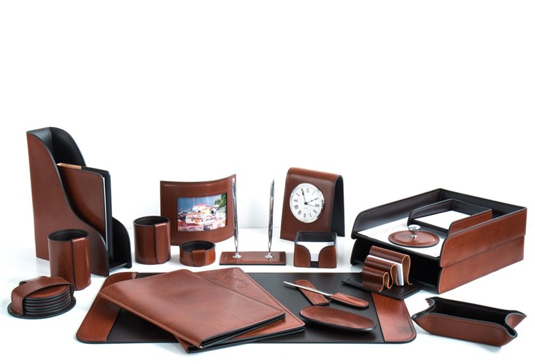 Набор 21 предмета, кожа Toscana/Cuoietto