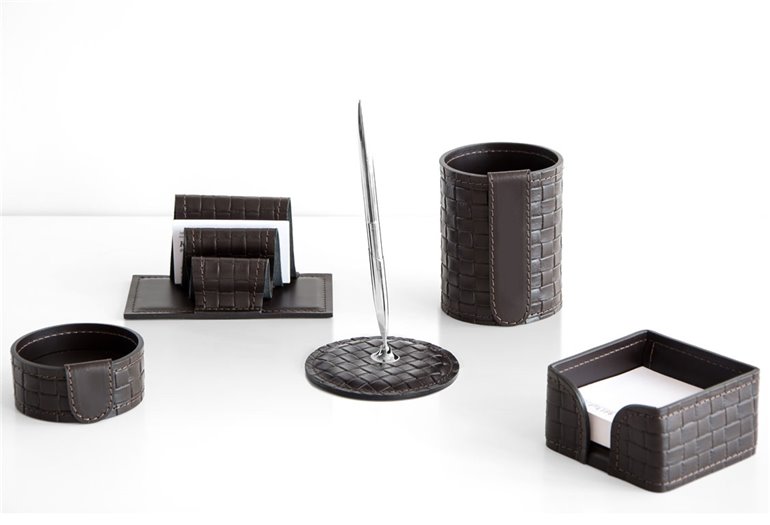 Набір з 5 предметів, шкіра Treccia/Сuoietto