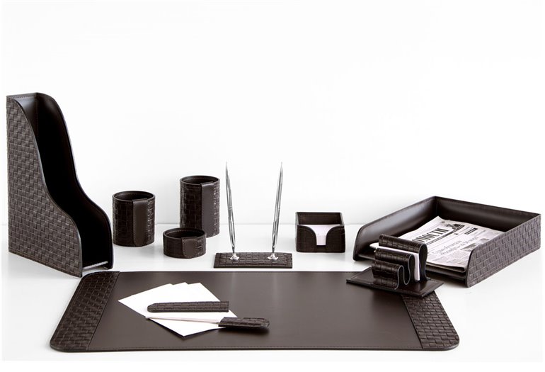 Набор 10 предметов, кожа Treccia/Сuoietto