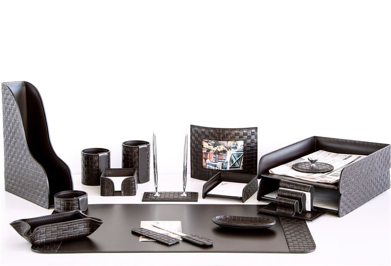 Набор 16 предметов, кожа Treccia/Сuoietto