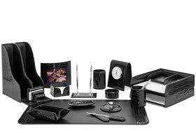 Набір 18 предметів, шкіра Cuoietto Crocco