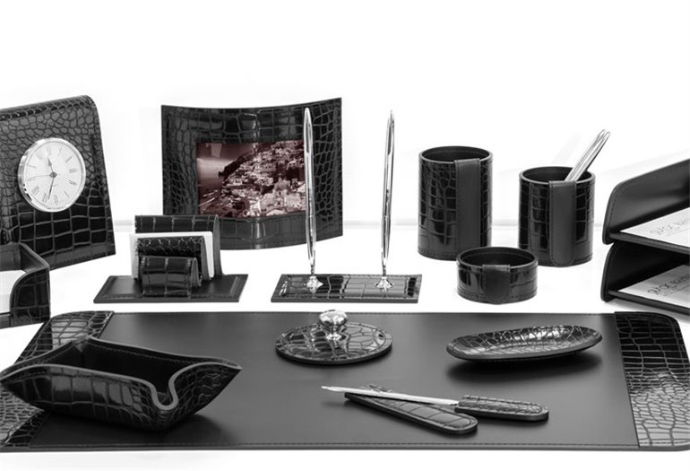 Набор 15 предметов, кожа Cuoietto Crocco