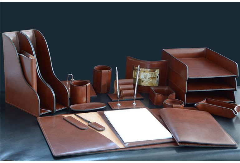 Набор 20 предметов, кожа Full Grain Toscana