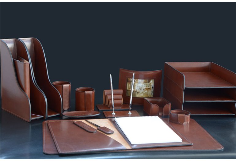 Набор 17 предметов, кожа Full Grain Toscana