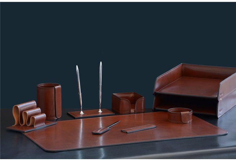 Набор 9 предметов, кожа Full Grain Toscana