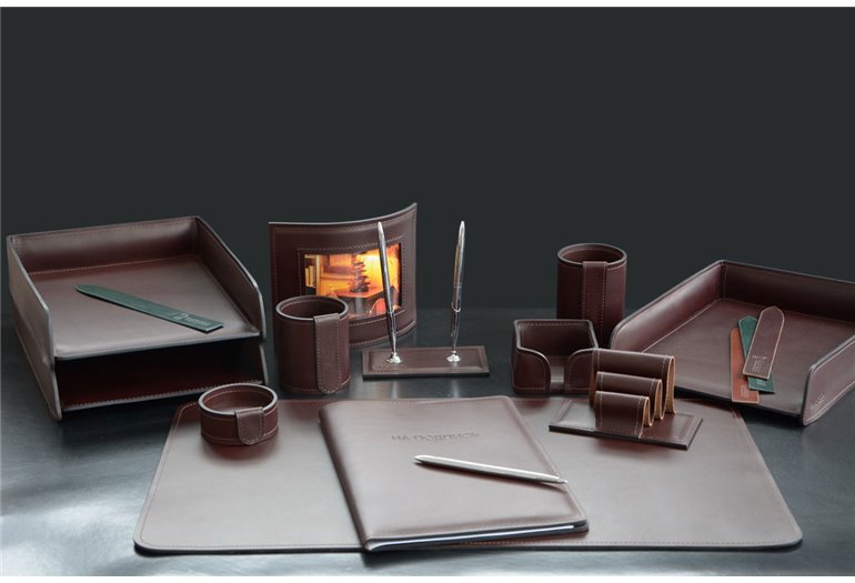 Набор 12 предметов, кожа Full Grain Bologna