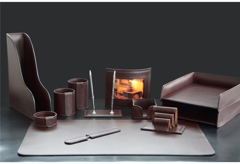 Набор 12 предметов, кожа Full Grain Bologna