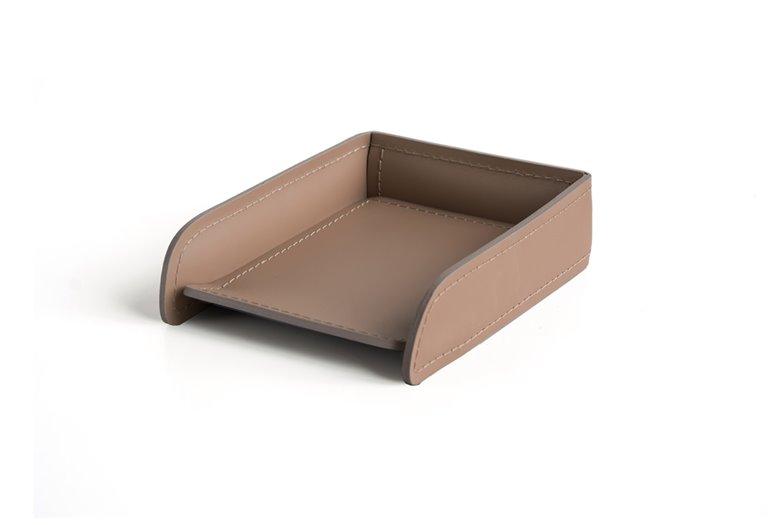 Лоток А6 горизонтальний, шкіра Full Grain