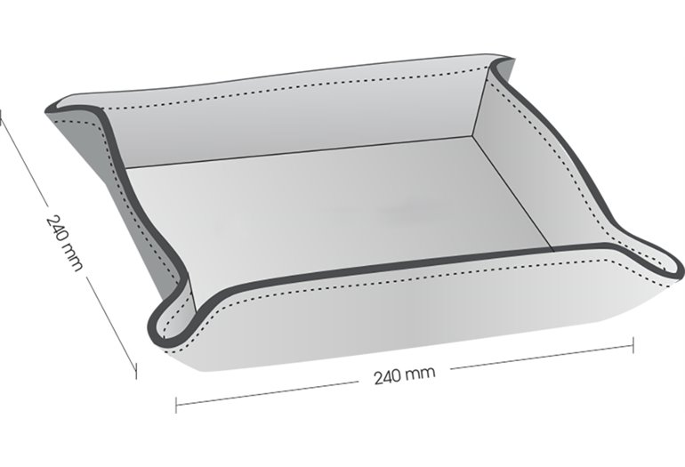 Лоток большой, кожа Cuoietto