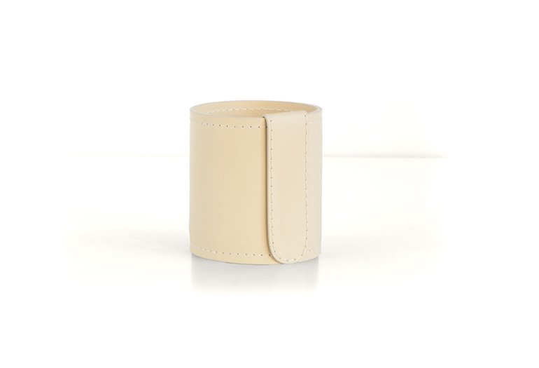 Стканчик канцелярський h10, шкіра Cuoietto