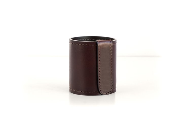 Стканчик канцелярський h10, шкіра Cuoietto