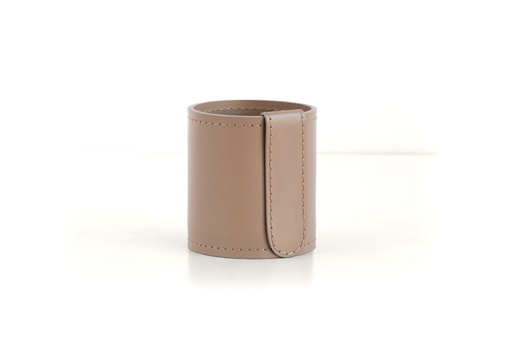 Стканчик канцелярський h10, шкіра Cuoietto