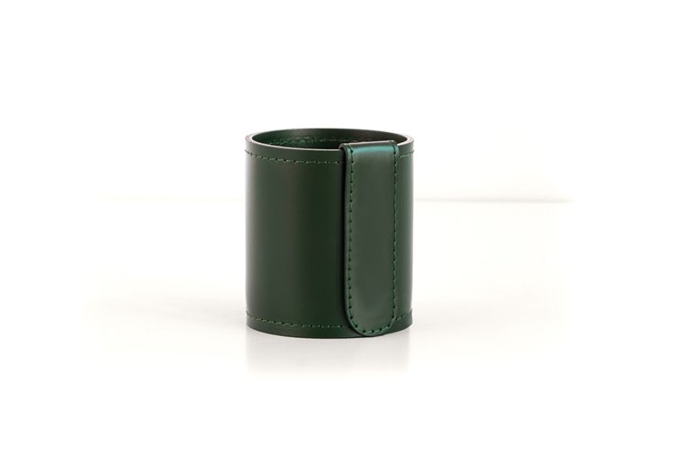 Стаканчик канцелярский h10, кожа Full Grain