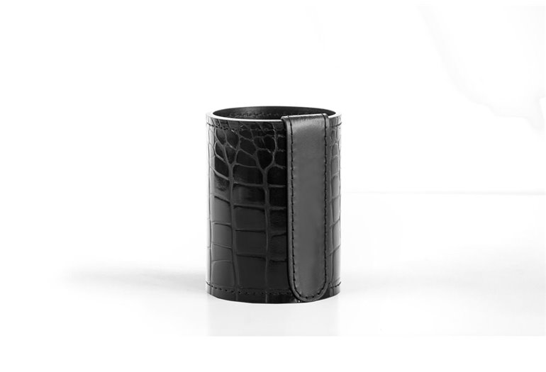 Стаканчик канцелярский h12, кожа Full Grain/Cuoietto