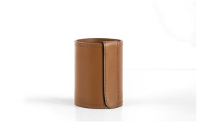 Стканчик канцелярський h12, шкіра Full Grain