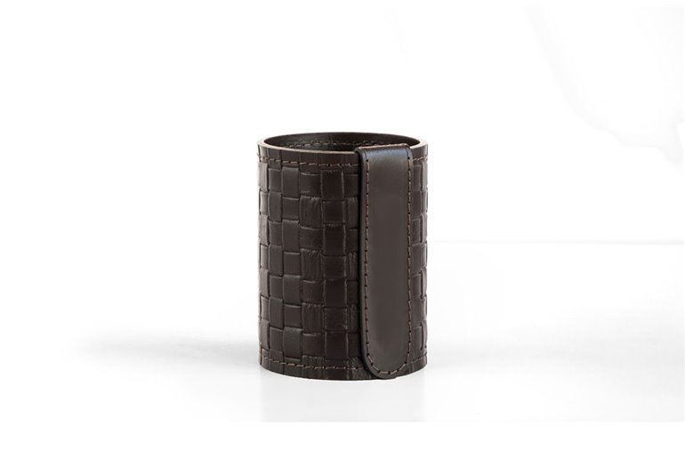 Стканчик канцелярський h12, шкіра Full Grain