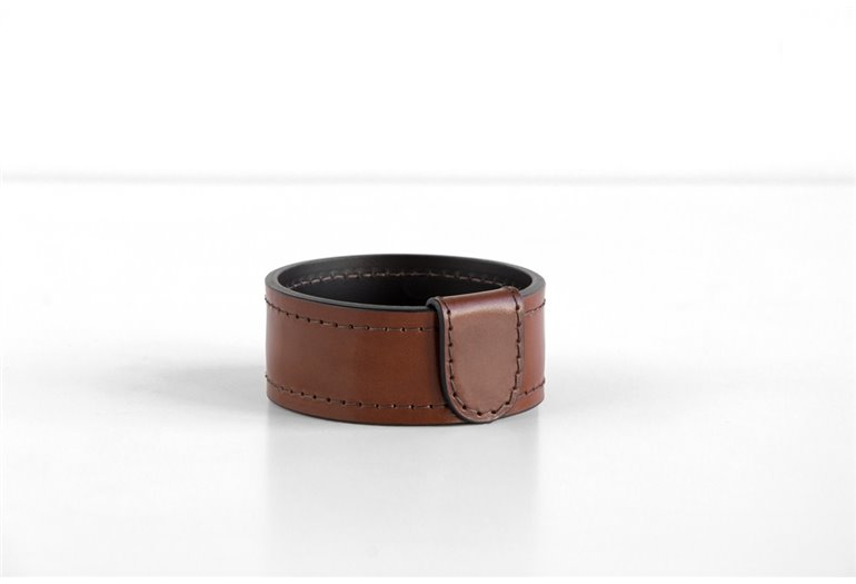 Стаканчик канцелярский h4, кожа Full Grain