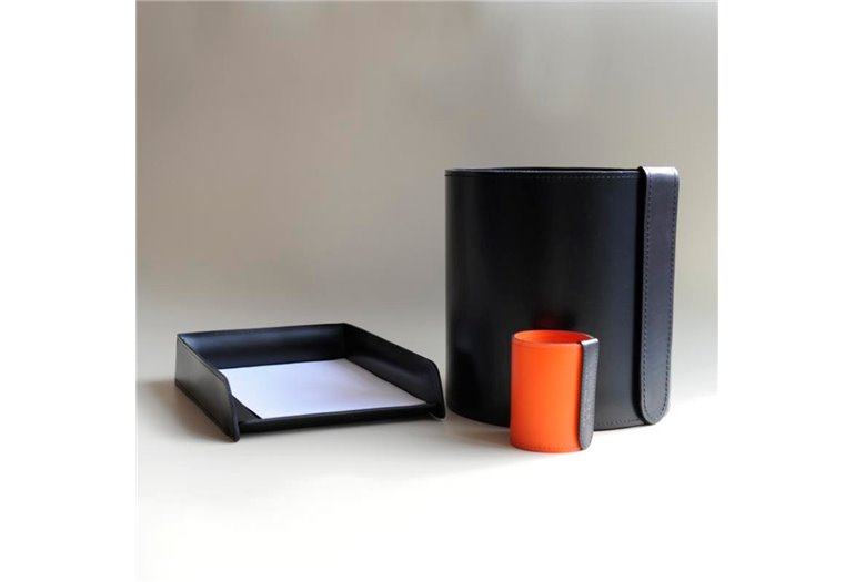 Кошик для сміття h30, шкіра Cuoietto