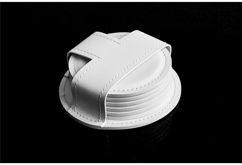 Набор костеров (130х45мм), кожа Full Grain